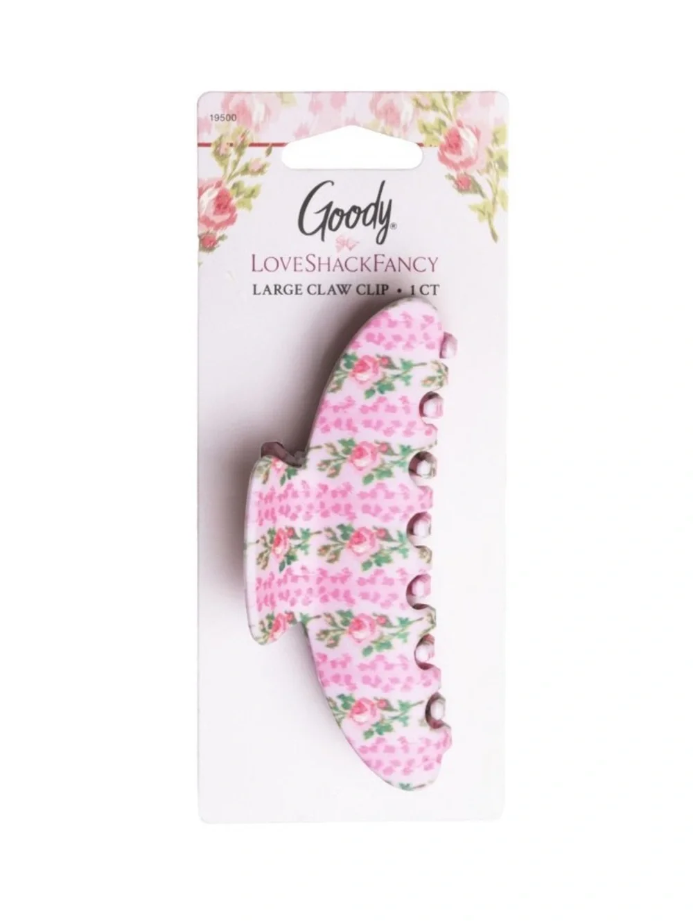 LoveShackFancy x Target Goody Blooming Heirloom Pink Large Claw Clip NEW